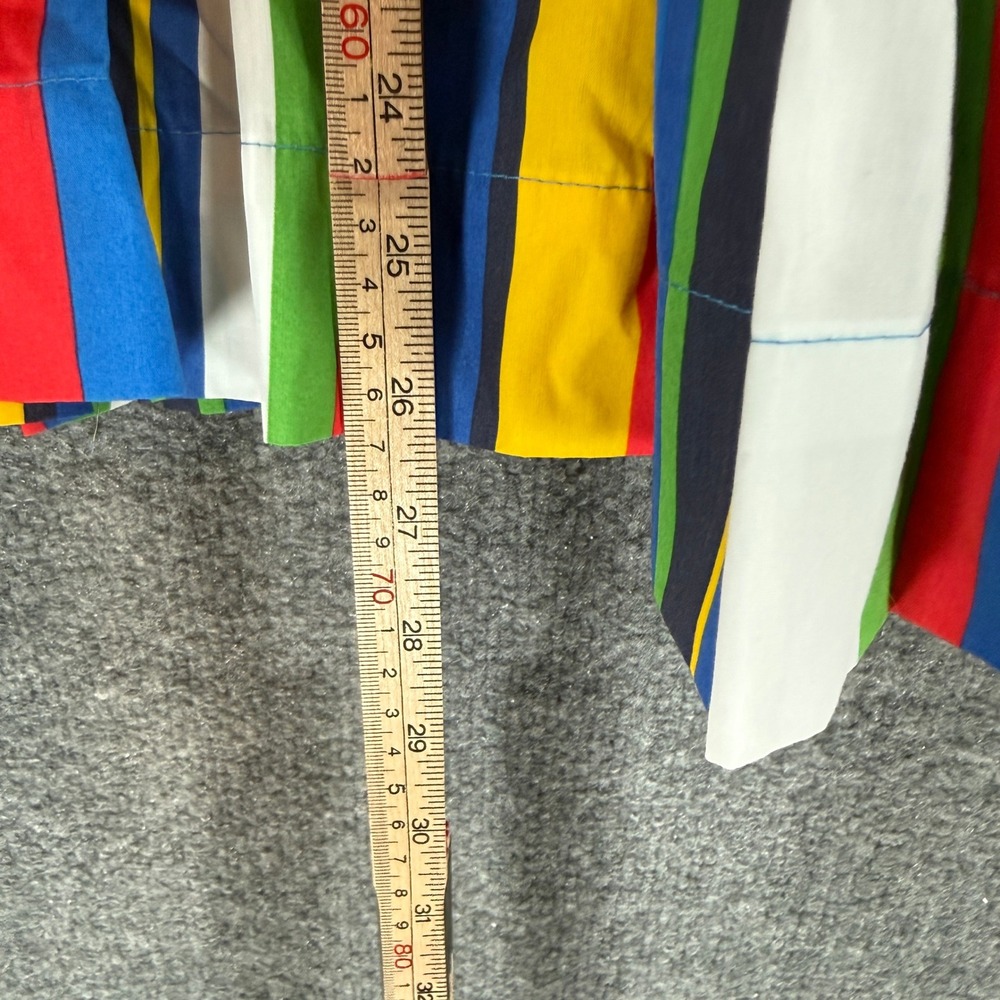 Anthropologie Dress Women Small Multicolor Striped Strapless Colorful Tiered NEW - Picture 4 of 11